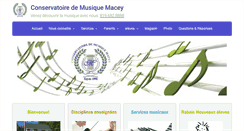 Desktop Screenshot of conservatoire.ca