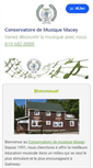 Mobile Screenshot of conservatoire.ca